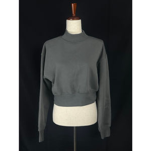 Cropped slouchy hoodie